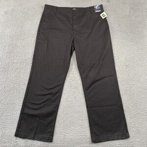 DieHard Work Pants Men 42x32 Black Twill Workwear Teflon Water Oil Repellent